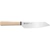 Sanelli Ambrogio Ambrogio Sanelli, Coltello da Cucina Professionale Hexagon, Coltello Santoku con Lama 18 cm in Acciaio Inox all'Azoto e Manico Esagonale, Coltelli Professionali in Stile Giapponese, Made in Italy