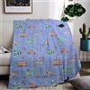MIQEBX Coperta che brilla al buio, coperta unicorno per bambini, morbida coperta in pile, coperta per la casa, regalo per bambini ragazzi e ragazze (AA4, 150x200cm)