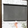 NIANXINN Tenda a Rullo con Ventosa Protezione Solare,Tenda Avvolgibile Oscurante,Tenda per Finestra Termica Portatile,Schermo Privacy per Balcone,Ufficio,Bagno,Auto,Senza Perforazione (80x125cm(32x49in))