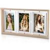 ZMDMAH Cornice girevole per 6 foto, famiglia, matrimonio, ragazza, ragazzo, amici, 10 x 15 cm