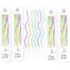 BOBOZHONG Candele a Spirale, 24 Pezzi per Torta Compleanno, Decorazioni Multicolore per Bambini, Adulti e Baby Shower