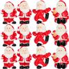 Artibetter 24 Pezzi Ornamento Di Babbo Natale Decorazioni Per Torte Fata Blush Decor Statua Di Fata Mini Babbo Natale Miniature Di