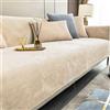 uyeoco Copridivano Angolare con Penisola a Destra/Sinistra Fodere Divano 3/4/2/1 Posti Antiscivolo Relax Antimacchia AntiGraffio Cani Gatti Moderno Salvadivano Seduta (Color : #17, Size : 90x90cm1pc)