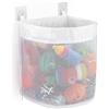 Bixury Organizzatore Giocattoli Bagno Porta Giochi da Bagno Rete per Giochi da Bagno per Bambini 26,5 × 23,5 × 31 cm con 2 Ganci Adesivi Bath Rete Giocattolo per Riporre e Organizzare Giocattoli