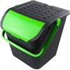 Ecoplast EC28 Pattumiera Ecologic, Plastica, Verde Mela, 38x36.5x37 cm