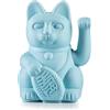 Donkey Gatto della fortuna / maneki neko, Plastica, Blu, ca. 15 x 10,5 cm