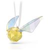 Swarovski Harry Potter Golden Snitch Decorazione, Oggetto Decorativo Boccino d'Oro in CristalliSwarovski , Nastro di Raso e Metallo, Multicolore