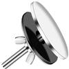 Daelesr Copriforo per Rubinetto, 5CM Tappo Copriforo Lavello Cucina, Copri Foro Rubinetto Lavello Acciaio Inossidabile, Cucina Tappo Lavabo a Prova di Perdite Tappo (Argento)
