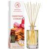 AROMATIKA trust the power of nature Diffusore Aroma Biscotti di Natale 160ml - Diffusore a Bastoncini - Fragranza Ambiente - Fragranza Ambiente - Deodorante - Diffusore Profumato Biscotti di Natale - Regalo di Natale