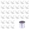 Nuptio 30 Pz Fai da te Uccelli Volanti Soffitto Decorativo Appeso Ornamenti Albero di Natale per la Casa Asilo Shopping Mall Casa Tavolo Finestra Natura Decorazione