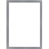 Dutch Frame Factory - Cornice 59,4x84 cm Alluminio Spazzolato - MDF | Vetro acrilico antiriflesso, Montaggio a parete, Adatta per foto, poster o puzzle, Made in Holland