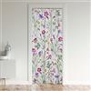 Loussiesd Tenda Floreale per Porta Privacy, Oscurante, per la Stanza, 86 x 203 cm, 1 Pannello
