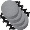 uyeoco 4 Confezioni Diametro 30cm/33cm/35cm/40cm/45cm Cuscini Rotondi per Sedia Cucina, Cuscino per Sedia da Pranzo Rotondo, Cuscini per Sedie Ufficio Antiscivolo con Ganci Elastici(Color 4,40x40x3cm)