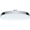 WENKO Doccia a pioggia Automatic Cleaning - Soffione universale con sistema anticalcare automatico, ABS, 22.5 x 22.5 cm, Cromo