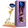PASDTFB Regalo San Valentino per Lei Rosa Eterna Stabilizzata Regalo Donna Compleanno 24k Rosa Placcato Oro Regali San Valentino Regalo Mamma Amica Fidanzata Ragazza Nonna Sorella Regali per Lei Anniversario