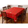 Corredocasa Tovaglia Natalizia Antimacchia No Stiro Stampata, Made in Italy - Tovaglia Natale Speciale per Decorazione e Cene di Casa e Famiglia per Sala da Pranzo e Cucina (140x420 per 24 Persone)