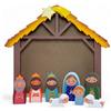 MIJOMA - Belle figure del presepe in legno dipinte a mano - Statuette perfette per la decorazione natalizia in vari set e stili tra cui scegliere (9 pezzi - 5 cm di altezza)