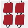 uyeoco Set di 4/2/1 Cuscino per sedia cucina in memory foam rimovibile spesso 3/5/8cm 25/28/30/35/40/45/50cm, cuscino antiscivolo, per sedie da pranzo,ufficio,Esterno,Giardino,Soggiorno(Color 8,4PCS_35X35X8C
