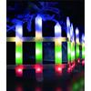NLIGHTING® Recinto Luminoso in PVC Cancelletto Staccionata Luminosa LED di Protezione per Cani Gatti Bambini Albero di Natale Presepe Giardino BIANCO 3METRI ESTENDIBILE