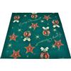 Casatessile Tappeto di Natale Verde ADDOBBI Natalizi passatoia 100x97 cm. VE2 Corsia Natalizia