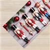 IlGruppone Tappeto Natale Cucina Antiscivolo Made in Italy Passatoia Natalizia Antimacchia Multiuso Corridoio Soggiorno Lavabile in Lavatrice - Schiaccianoci - 50 x 100 cm