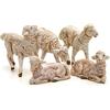 Holyart Presepe Fontanini: Pecore presepe 12 cm Fontanini 5 pz
