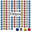 BETOY Fiocchetti per Pacchetti Regalo Set 150 Pezzi, Autoadesivi, Stelle Decorative per Natale e Compleanni, Decorative Pacco Regalo Confezione Diametro (Misti 4 Colori)
