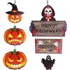KUIRUNRX® Halloween Segno di Benvenuto, Decorazioni per Feste, Decorazione della Porta della Parete, Forniture per Halloween, 2 Pezzi