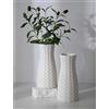 NUPTIO Ceramica Vaso Bianca per Fiori: 22cm Pampas Moderno Decorativi Vasi