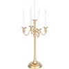 Inweder Candelabri da pavimento alti da matrimonio - Candelabri a 5 bracci Inweder 57 cm in metallo a spirale portacandele antichi per tavola di Natale centrotavola eventi cerimonia corridoio reception