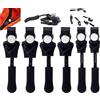 Beojonvy 6 PCS Beojonvy Cursori per Cerniere Lampo, Cursore Cerniera Ricambio, Kit di Riparazione per Cerniere, Zip Cerniera, Tira Zip Rimovibile per Giacche Borse Valigie Jeans Abbigliamento