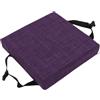 uyeoco Set di 4/2/1 Cuscino per sedia cucina in memory foam rimovibile spesso 3/5/8cm 25/28/30/35/40/45/50cm, cuscino antiscivolo, per sedie da pranzo,ufficio,Esterno,Giardino,Soggiorno(Color 6,1PC_40X40X8CM