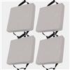 uyeoco Set di 4/2/1 Cuscino per sedia cucina in memory foam rimovibile spesso 3/5/8cm 25/28/30/35/40/45/50cm, cuscino antiscivolo, per sedie da pranzo,ufficio,Esterno,Giardino,Soggiorno(Color 10,4PCS_35X35X8