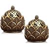 Misazy Joss - Incenso a forma di fiore di loto, 2 pezzi, 4,4 x 3,1 cm