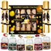 KreativeKraft Christmas Crackers con Mini Lusso Set Candele Profumate Pacco da 6