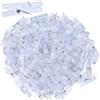 ShanBye Mini Mollette da Bucato,100 PCS Trasparenti Piccole Clip Fotografiche Pioli per Foto in Plastica Mollette Bucato per Artigianato Artistico Decorazione Matrimoni per Feste Fai-da-te 3*25 mm