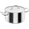 Lacor 50033 - Casseruola alta con Coperchio Chef Classic 32cm Acciaio Inox
