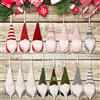 KAHEIGN 15 Pezzi Gnomi Appesi All'albero di Natale, 15 Stili Appendere Gli Gnomi di Peluche Scandinavi Degli Elfi di Babbo Natale Bambole Svedesi Tomte Fatti a Mano Ornamenti (15 x 7cm)