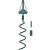 F Fityle Supporto per Puntale Dell'albero Di Natale, 34 Cm Supporto Universale Girevole per Topper in Metal, Per Colonna, Spirale, Clip, Conica, Adatto a Tronchi D'albero Fino a 3.2 Cm Di Diametro