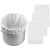 Zyluniy 3 Pezzi Sacchetto Filtro, 45 x 60cm Sacchetto Filtro per Straining, Micron Fine Mesh Filter Bags, Sacchetti Filtranti in Nylon per Birra Vino,caffè,Yogurt (80 Mesh)