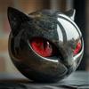 Generico Scultura Di Gatto Nero, Scultura Di Testa Di Gatto, Carina Statua Che Guarisce Lo Stress Della Pietra, Regali Per Amanti Dei Gatti, Donne E Uomini