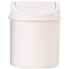 Dubbulon 1/3 Pezzi Pattumiera da Tavolo - Cestino da Scrivania con Coperchio | Pattumiera Piccola Portatile | Cestino per Rifiuti da Tavolo in Plastica | per Vanità del Bagno, Scrivania, da Tavolo