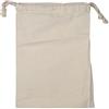 Fdit Sacchetti di Stoffa in Cotone Normale Borsa in Sacchi di Stoffa per Uso Domestico Traspirante Borsa Multifunzionale con Coulisse Borsa da Viaggio Sacchetto di Stoccaggio Beige(15 * 20cm)