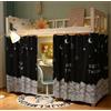 ITODA Tenda a baldacchino per studenti, elegante tenda a baldacchino spessa per letto singolo, resistente alla luce, oscurante, zanzariera per dormitorio, 1,15 x 2 m