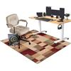 EYKWKB 100 x 160 cm Tappetino Protettivo Antiscivolo Ufficio | Tappetini per Scrivania e Sedia da Ufficio | Tappeto per Sedia Ufficio | Tappeto Sedia Gaming | Tappeto Sedia Parquet