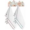 Russo Tessuti Set 6 Strofinacci Canovaccio Asciughino Fascia Tela Aida Bordata RICAMABILE DIY