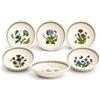 Portmeirion Giardino Botanico Soup Bowl, Vari Motivi - Set di 6, Dia.20cm