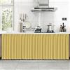 Liveinu Tende da Cucina Café Tenda da Bistrò Bagno Tenda Antipolvere per Mensole Pannello a Parete Porta Sospesa Noren Tenda Tenda Valance per il Bagno Soggiorno 40x70cm Giallo