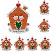 Angry Egg Boy 2024 Ornamento natalizio personalizzato per la famiglia con 2/3/4/5/6/7/8 nomi, decorazione da appendere all'albero di Natale con i nomi dei membri della famiglia