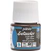 Pebeo - Setacolor, Colore per Tessuto Suede, 45 ml, Colore: Marrone